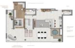 Planta 07 - 3 dorm 247m² - cobertura duplex - superior