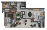 Planta 04 - 3 dorm 178m²