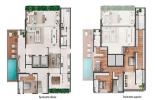 Planta 15 - 4 dorm 510m² - cobertura duplex