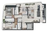 Planta 06 - 3 dorm 122m²