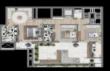 Planta 14 - 3 dorm 323,50m² - duplex - superior