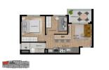 Planta 07 - 2 dorm 38,18m²