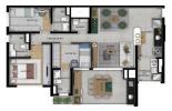 Planta 06 - 3 dorm 110m²