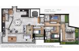 Planta 05 - 4 dorm 195m²