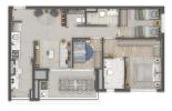 Planta 06 - 3 dorm 83m²