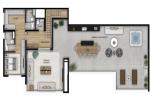 Planta 11 - 3 dorm 283m² - cobertura duplex - superior