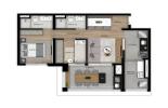 Planta 06 - 2 dorm 67m²