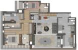 Planta 03 - 4 dorm 209 28m² - duplex - inferior