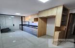 Apartamento decorado com a mesma planta para visualizao do espao e distribuio de ambientes