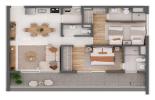 Planta 03 - 2 dorm 80m