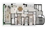 Planta 01 - 3 dorm 157m