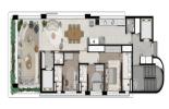 Planta 01 - 3 dorm 157m