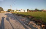 praa em frente ao terreno