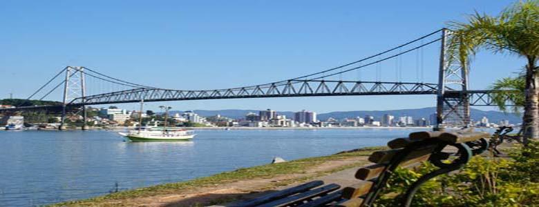 Ponte Herclio Luz - Carto postal de nossa cidade Florianpolis