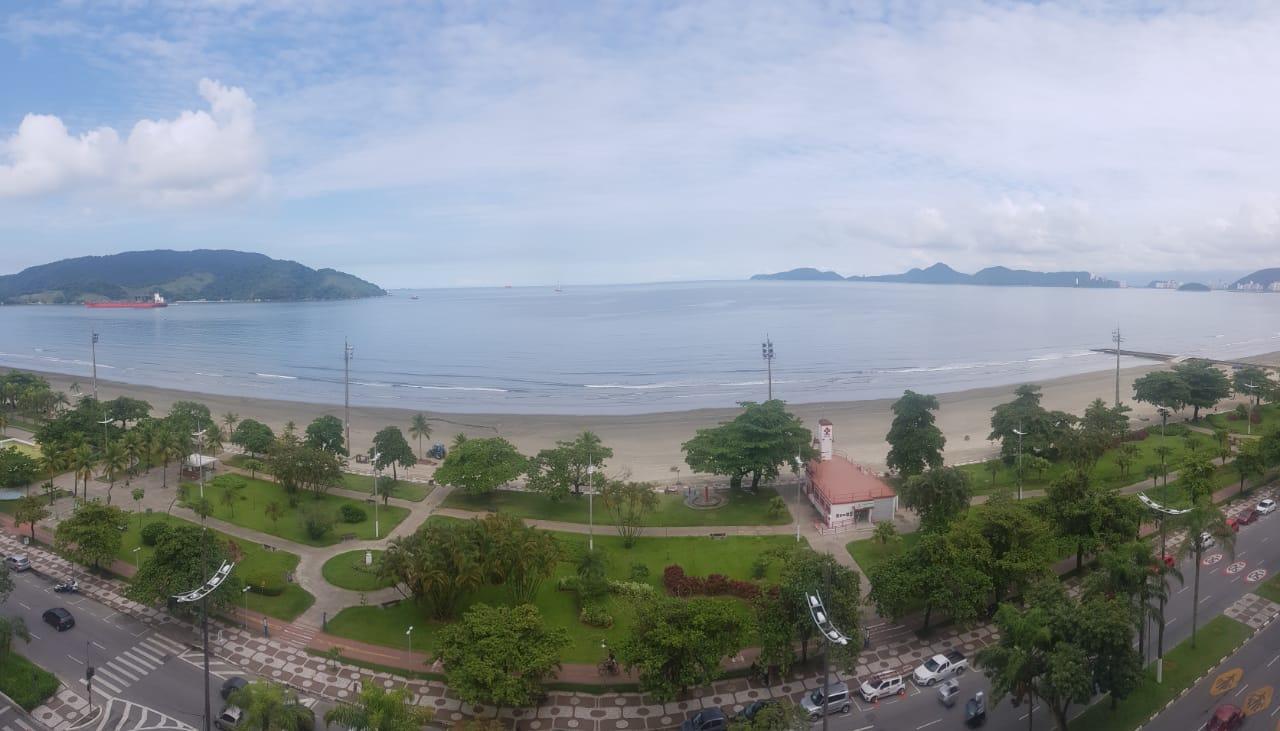 Vista  Panormica das PRAIAS de Santos (SP)